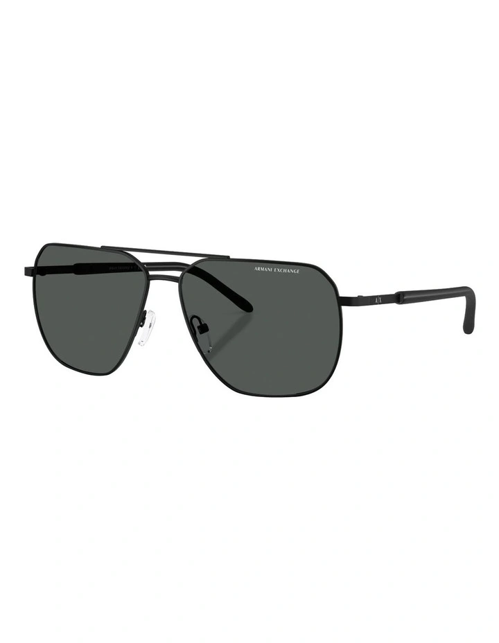 Metal Sunglasses in Black image 1