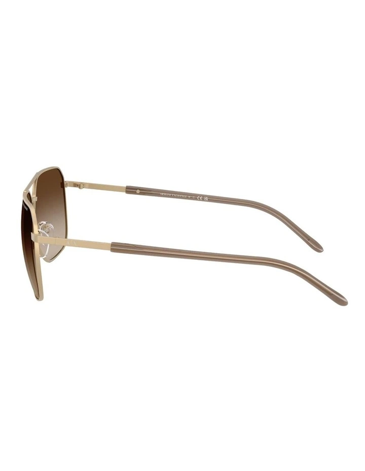 Metal Sunglasses in Gold image 3