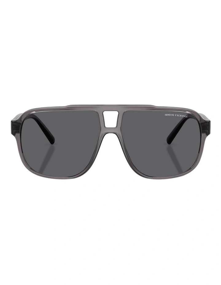 Injected Polarised Sunglasses in Grey image 2