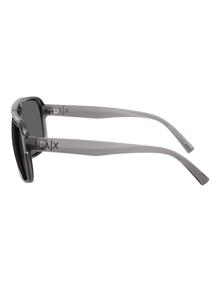 Injected Polarised Sunglasses in Grey image 3