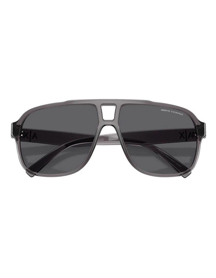 Injected Polarised Sunglasses in Grey image 4