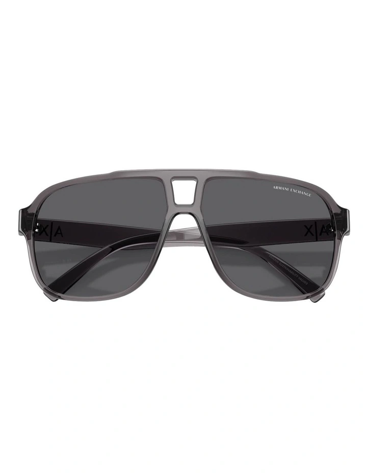Injected Polarised Sunglasses in Grey image 5