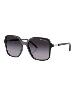 Injected Sunglasses in Black