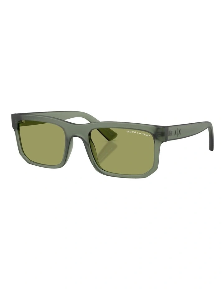 Injected Sunglasses in Green image 1