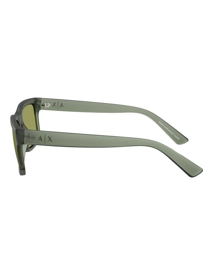 Injected Sunglasses in Green image 3