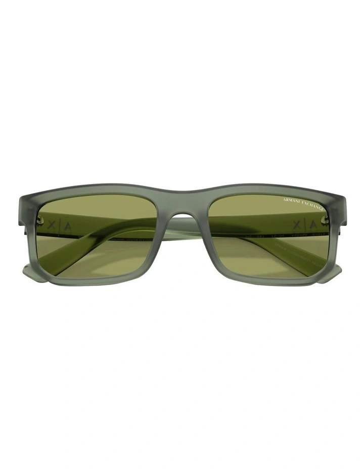 Injected Sunglasses in Green image 5