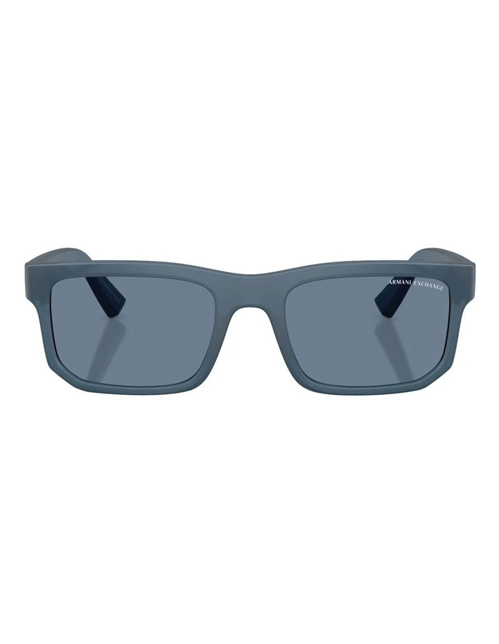Injected Polarised Sunglasses in Blue image 2