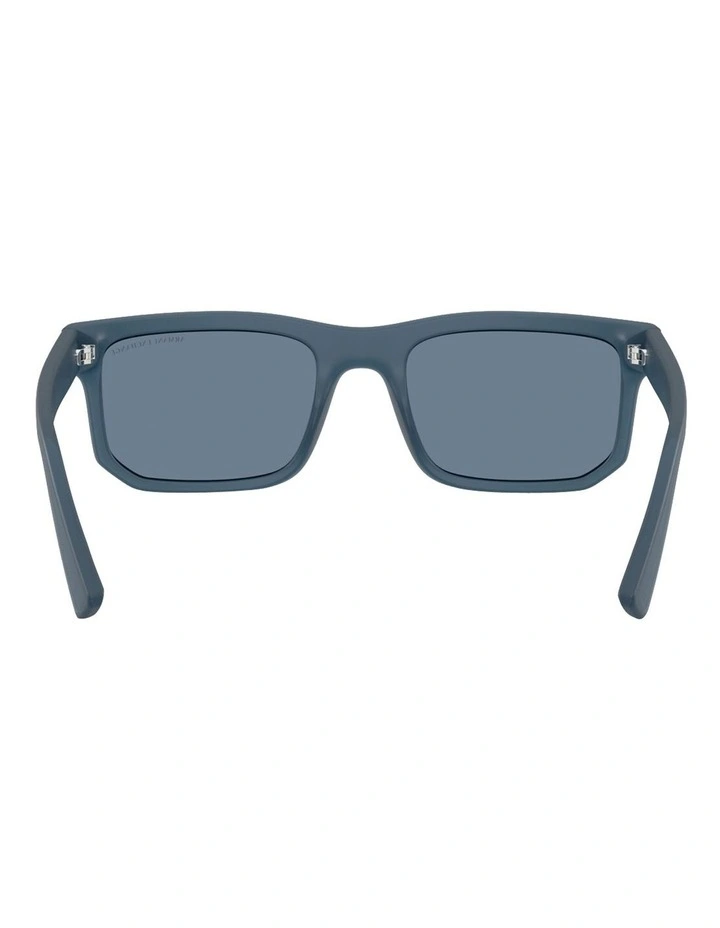 Injected Polarised Sunglasses in Blue image 4