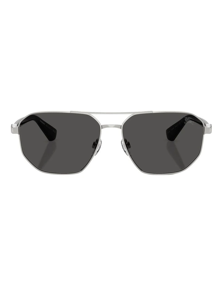Metal Sunglasses in Silver image 2