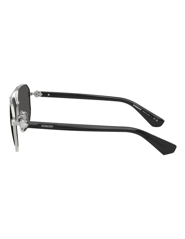 Metal Sunglasses in Silver image 3