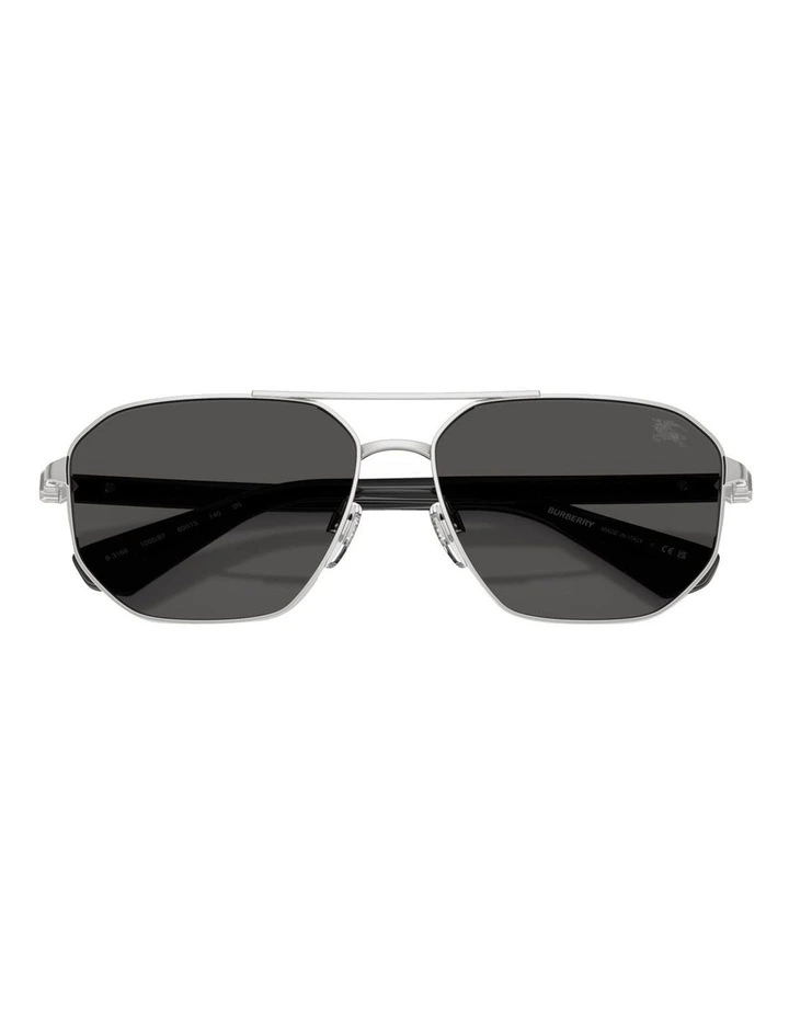 Metal Sunglasses in Silver image 5