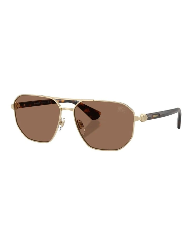 Metal Sunglasses in Gold image 1