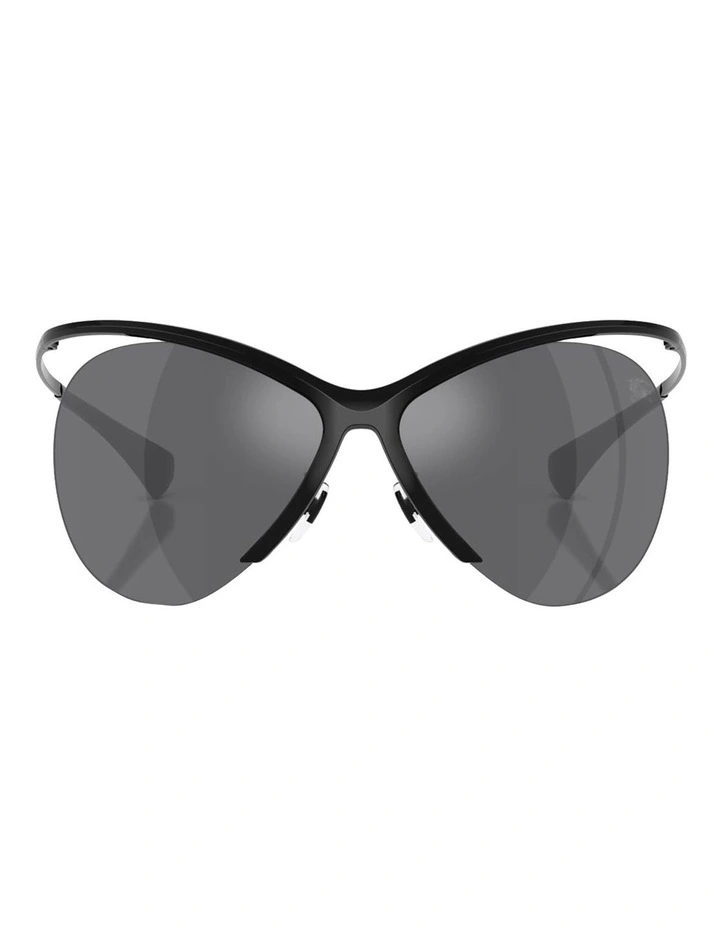 Metal Sunglasses in Black image 2