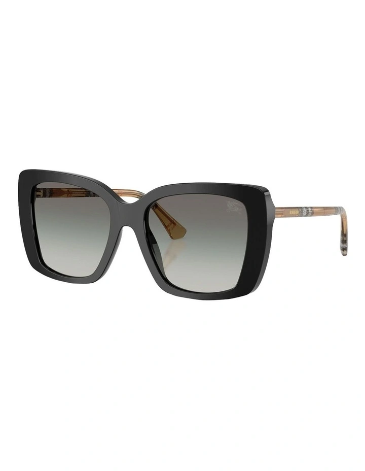 Acetate Sunglasses in Black image 1