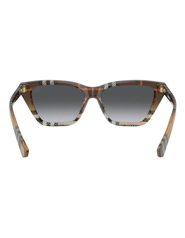 Acetate Polarised Sunglasses in Brown image 3