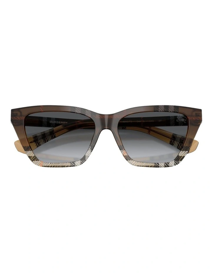 Acetate Polarised Sunglasses in Brown image 4