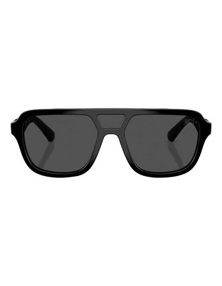 Injected Sunglasses in Black image 2