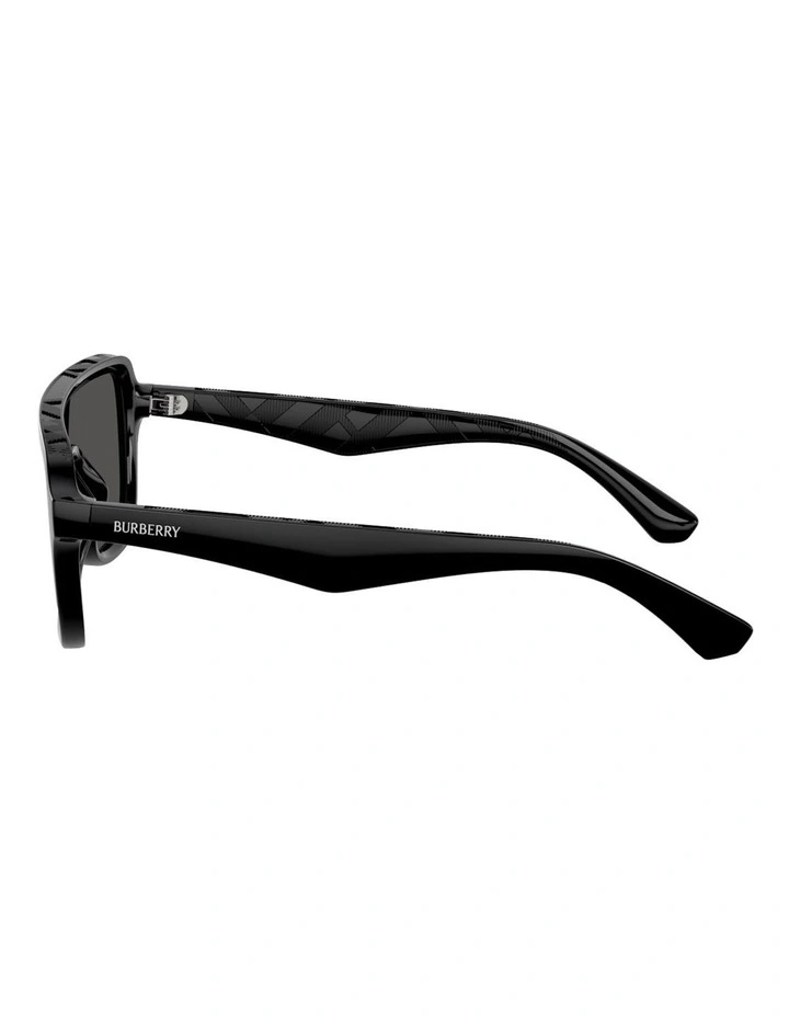 Injected Sunglasses in Black image 3