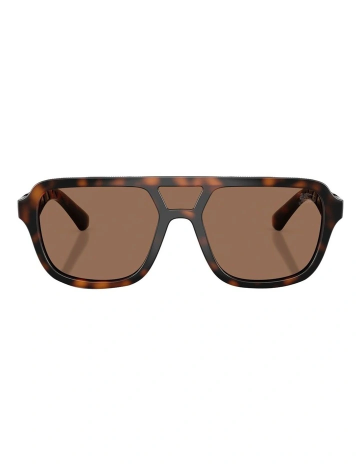 Injected Sunglasses in Brown image 2