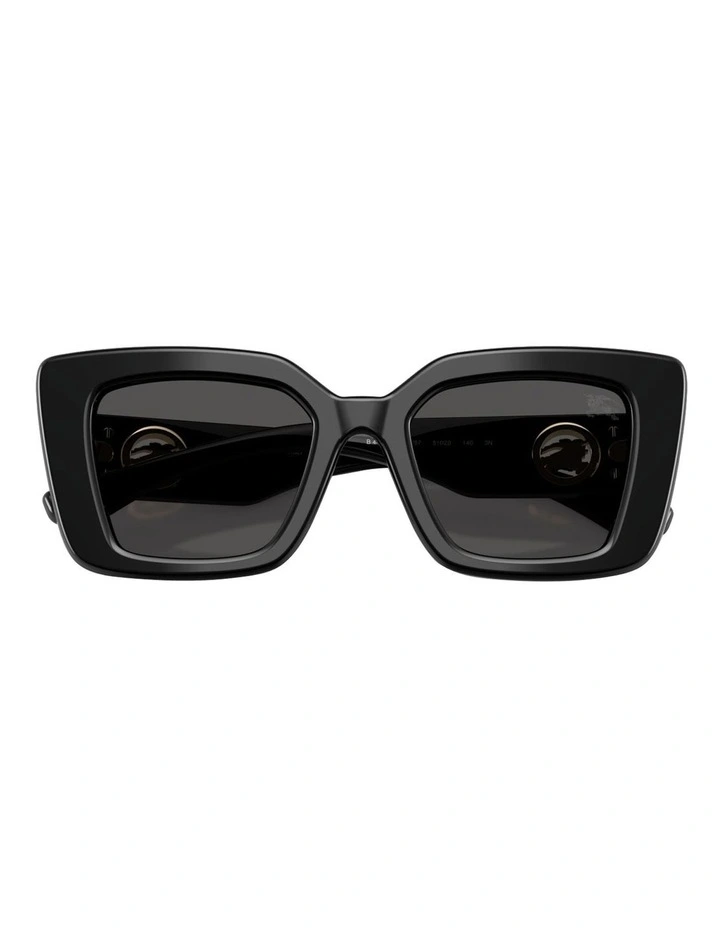 Acetate Sunglasses in Black image 4