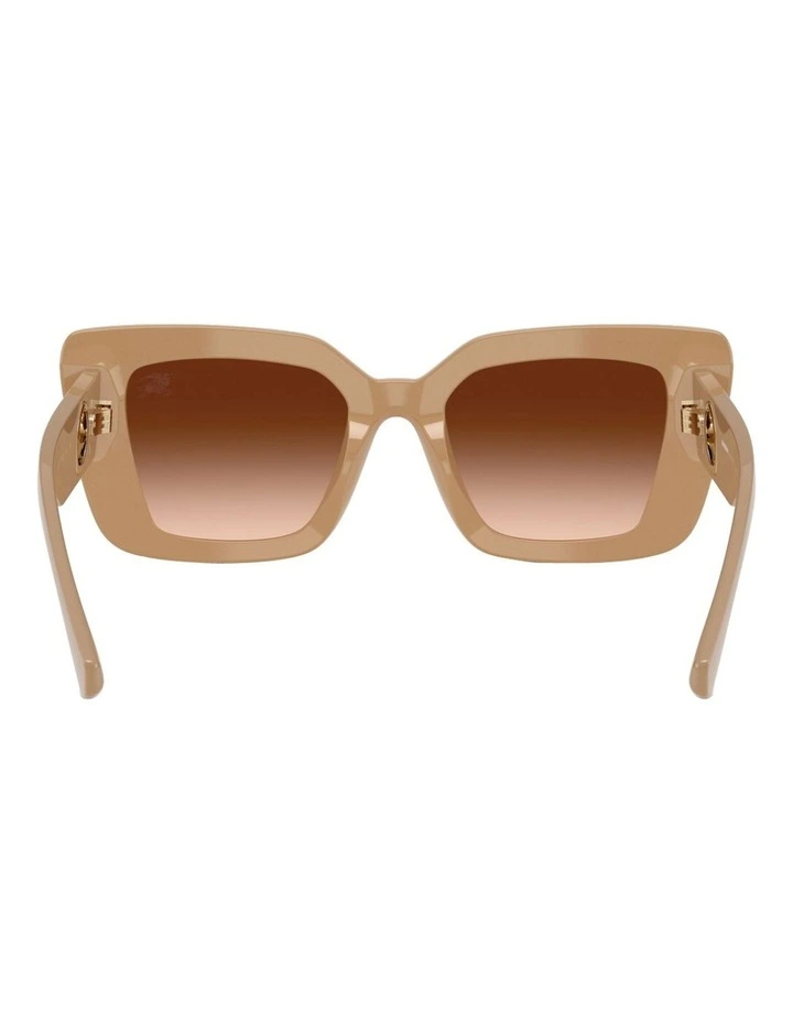 Acetate Sunglasses in Beige image 2