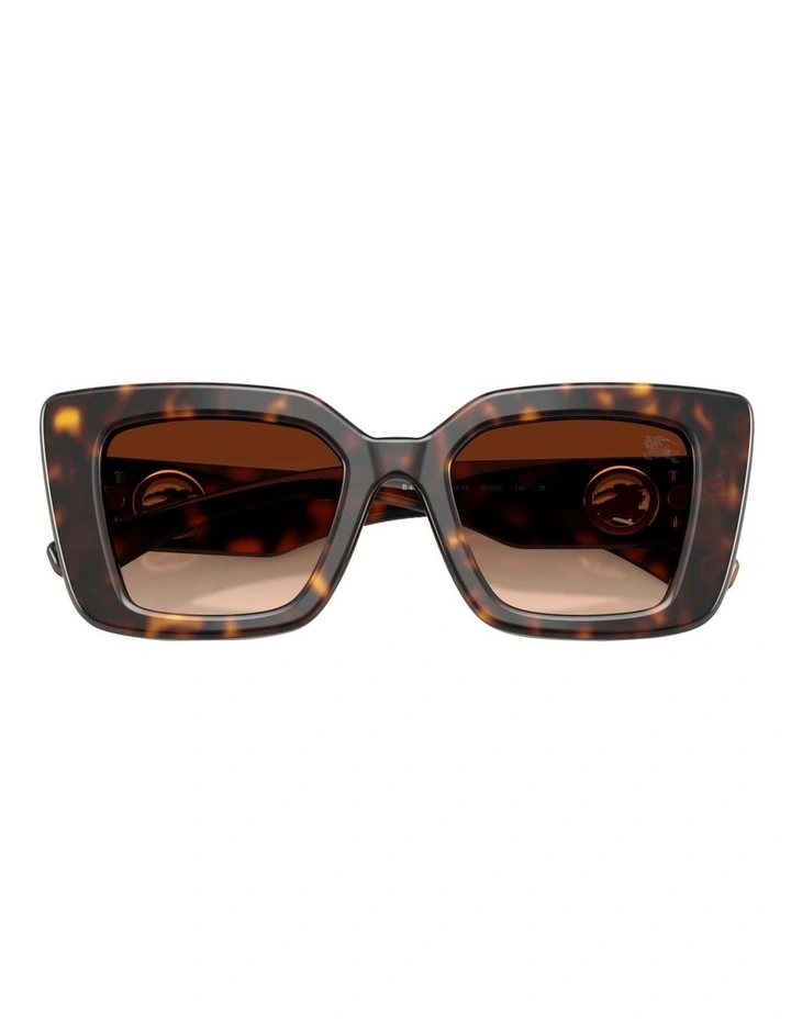 Acetate Sunglasses in Brown image 4