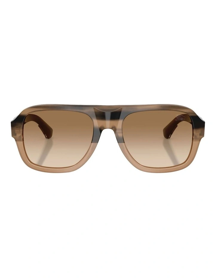 Acetate Sunglasses in Beige image 2