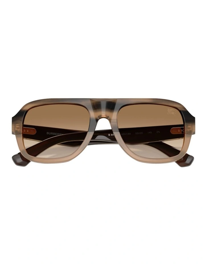 Acetate Sunglasses in Beige image 5
