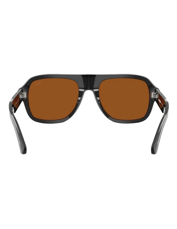Acetate Sunglasses in Grey image 4