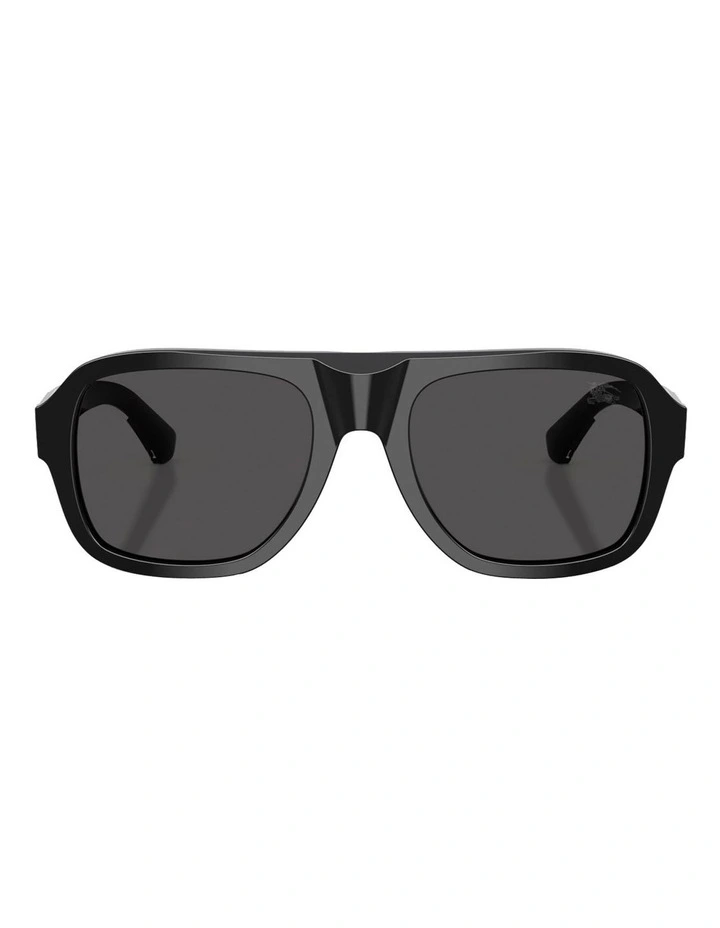 Acetate Sunglasses in Black image 2
