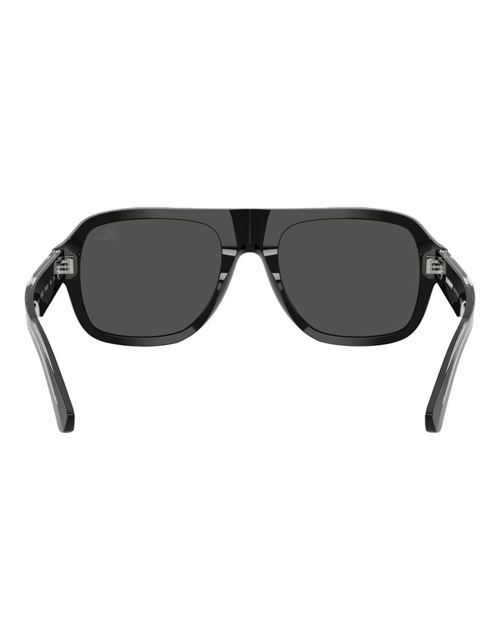 Acetate Sunglasses in Black image 4