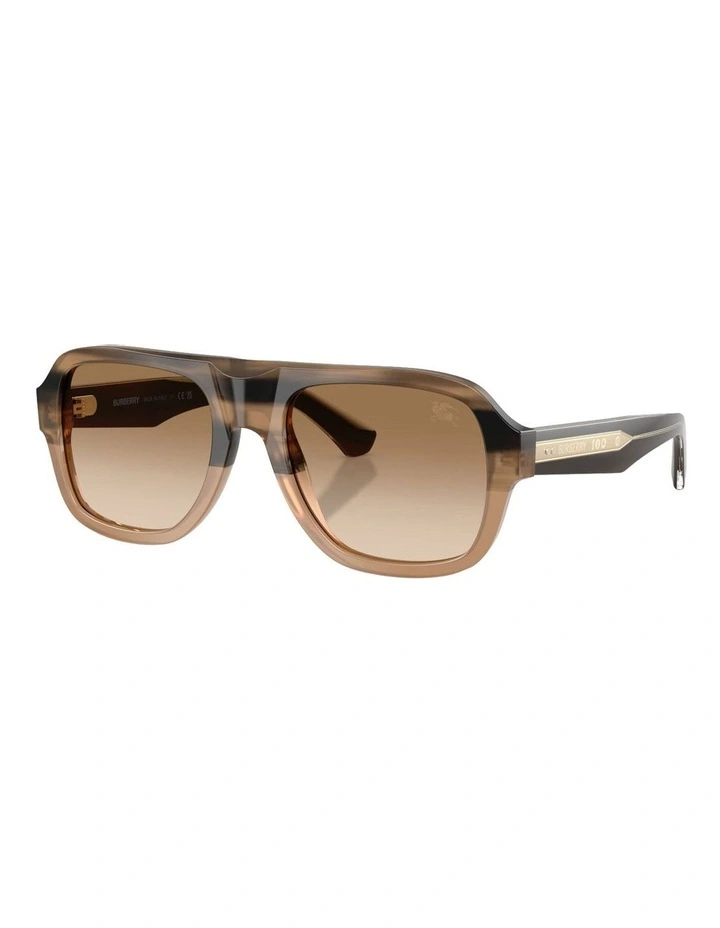 Acetate Sunglasses in Beige image 1