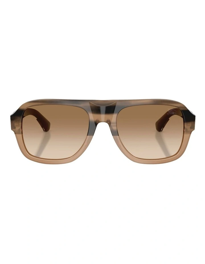 Acetate Sunglasses in Beige image 2