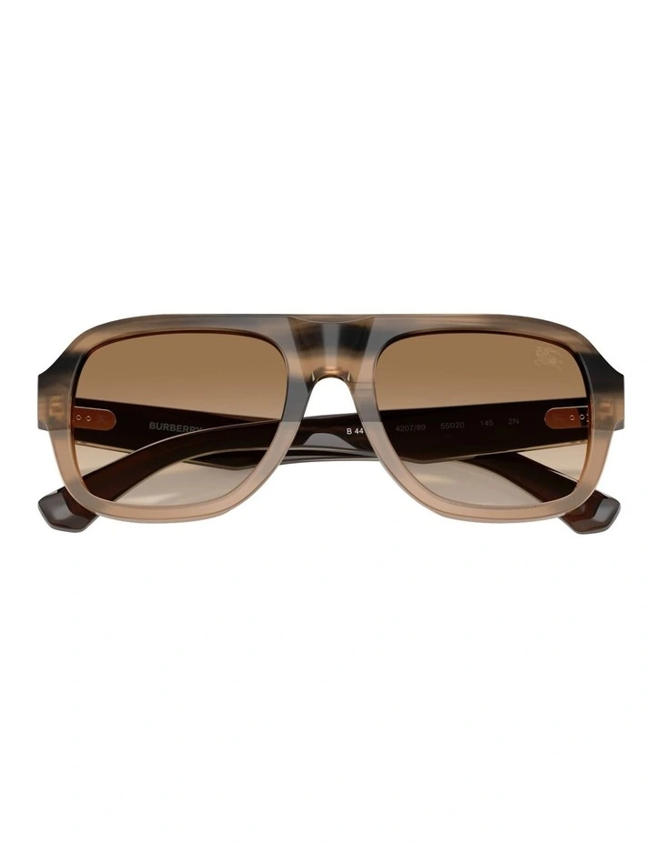 Acetate Sunglasses in Beige image 5