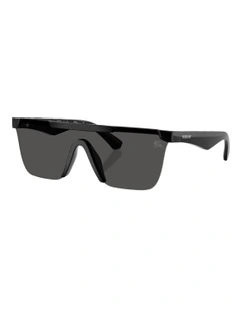 Injected Sunglasses in Black