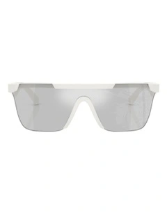 Injected Sunglasses in White