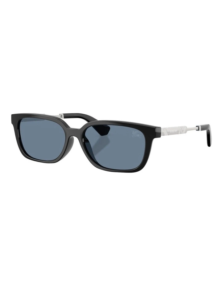 Injected Polarised Sunglasses in Black image 1