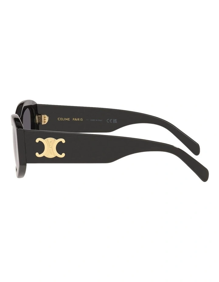 Triomphe Acetate Sunglasses CL40308U in Black image 3