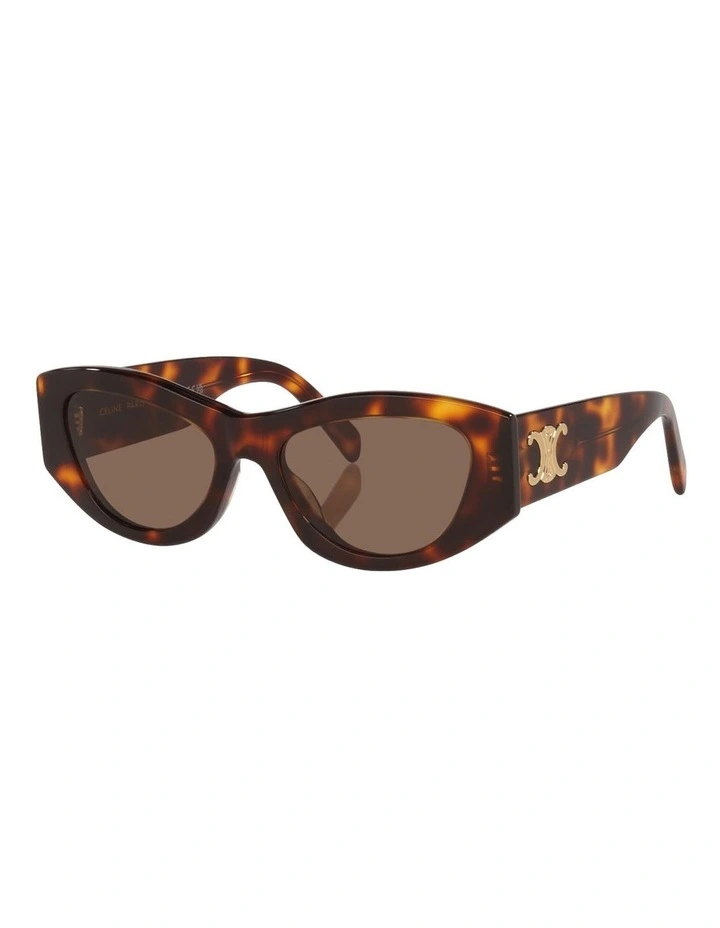 Triomphe Acetate Sunglasses CL40308U in Tortoise image 1