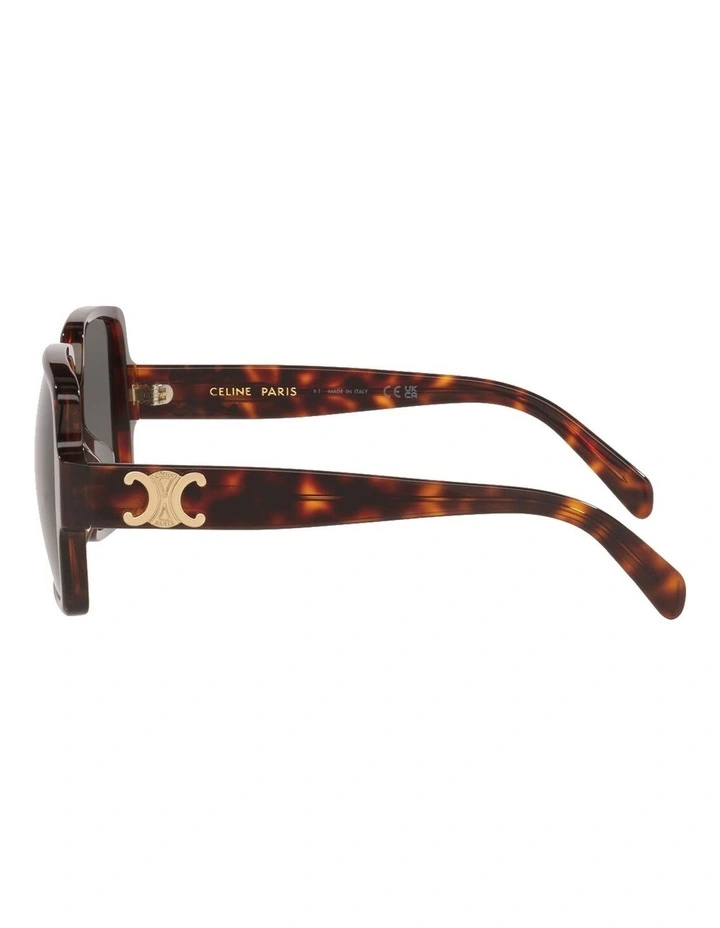 Triomphe Acetate Sunglasses CL40316U in Tortoise image 3