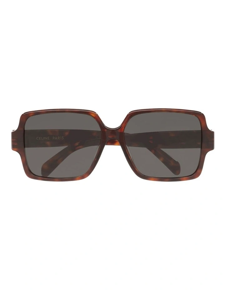 Triomphe Acetate Sunglasses CL40316U in Tortoise image 4