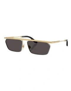 Metal Sunglasses in Gold