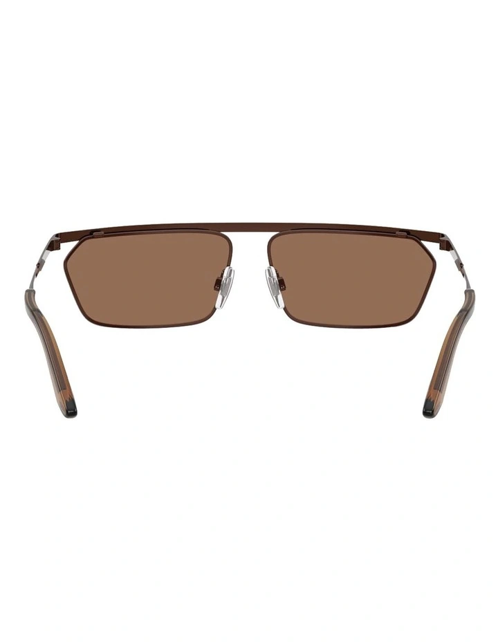 Metal Sunglasses in Brown image 4