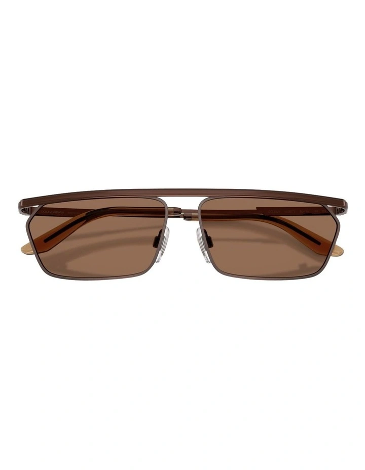 Metal Sunglasses in Brown image 5