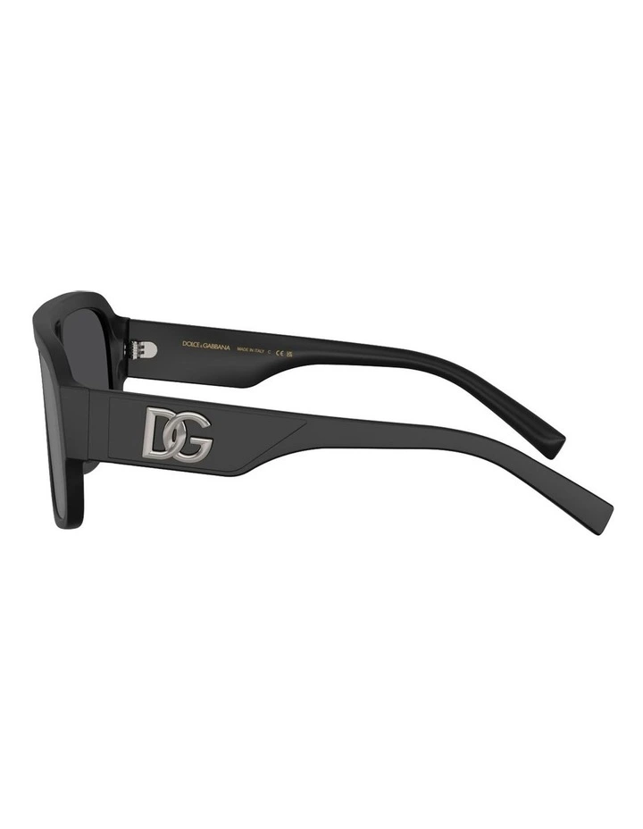 Acetate Sunglasses in Black image 3