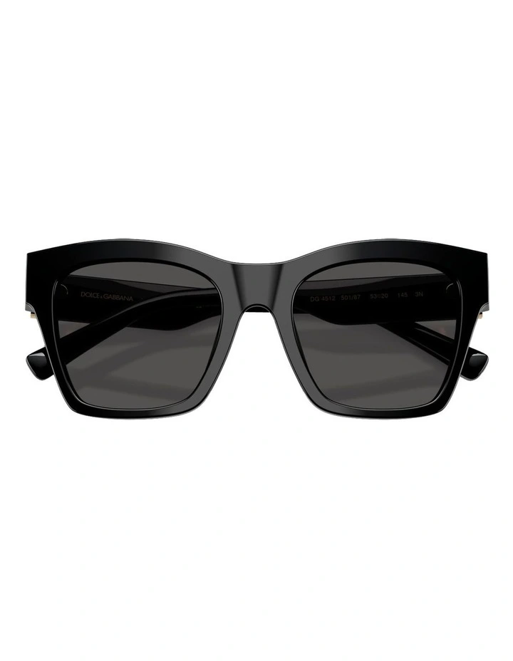 Acetate Sunglasses in Black image 4