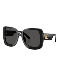 Acetate Sunglasses in Black