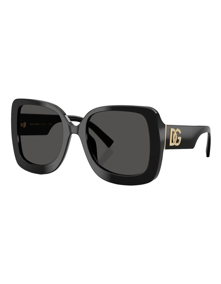 Acetate Sunglasses in Black image 1