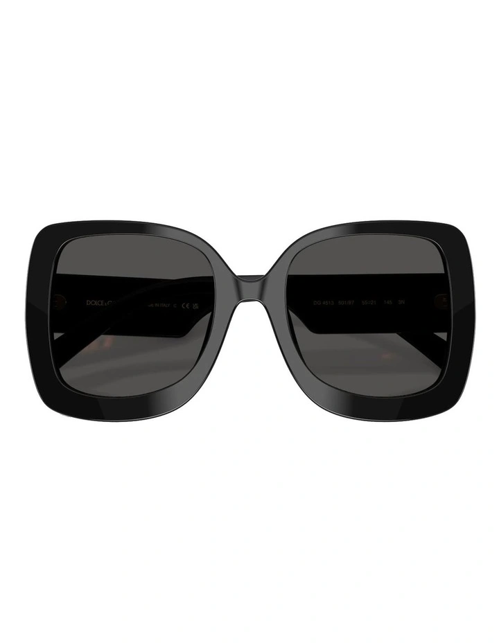 Acetate Sunglasses in Black image 3