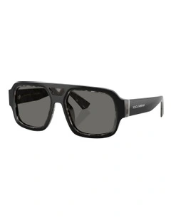 Acetate Sunglasses in Black